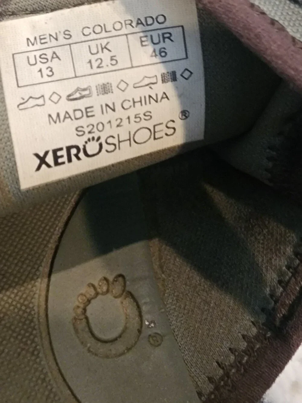 Xero Colorado Men's Size 13 Green Sandals Water Friendly Lightweight Shoes